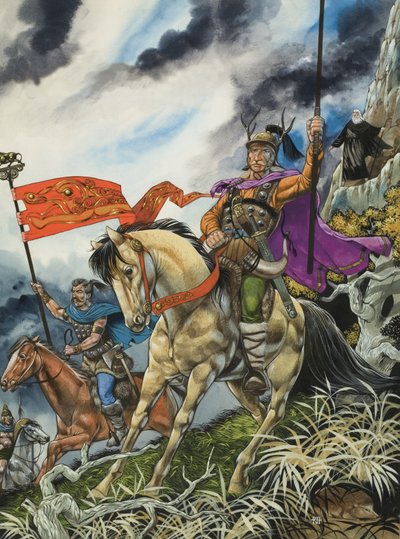 Guerriers non identifiés - Richard Hook