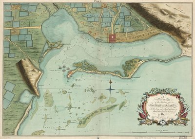 Plan correct des ports de Port Royal et Kingston, avec les clés et les hauts-fonds adjacents, etc. d