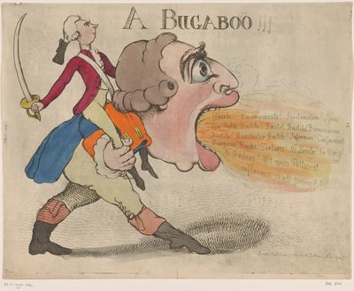 Caricature du roi George III, 1792 - Richard Newton