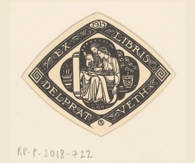 Ex libris de Delprat-Veth - Richard Nicolaüs Roland Holst