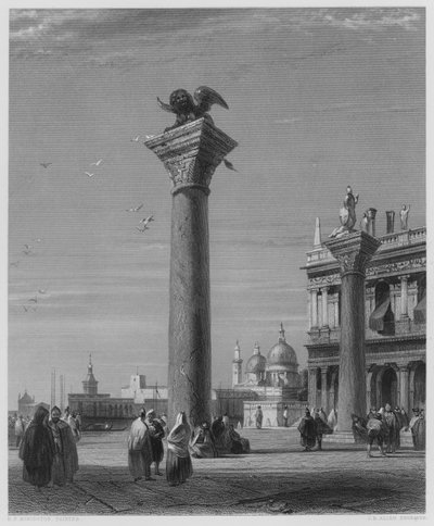 Les Colonnes de Saint-Marc, Venise, d