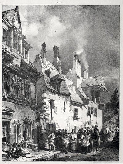 Rue en périphérie de Besançon, France - Richard Parkes Bonington