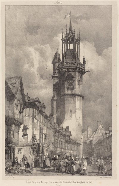 Tour de la Gros-Horloge, Évreux - Richard Parkes Bonington