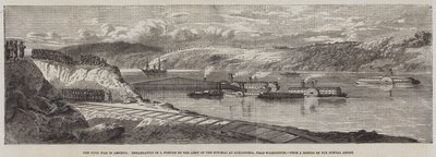 La guerre civile en Amérique, embarquement d