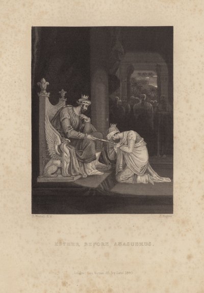 Esther devant Assuérus - Richard Westall