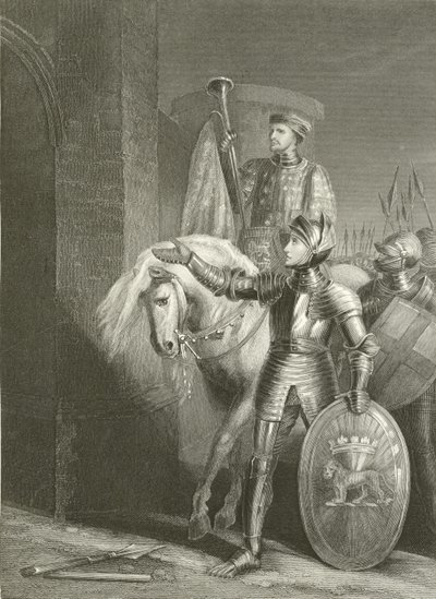 Le Roi Henri V, devant Harfleur - Richard Westall