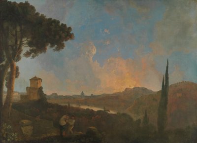 Vue du Tibre avec Rome au Loin - Richard Wilson