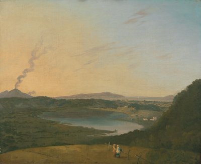 Lago d'Agnano avec le Vésuve au Loin - Richard Wilson