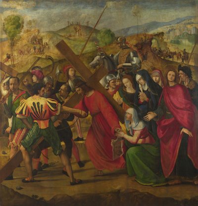 La Procession au Calvaire, vers 1505 - Ridolfo Ghirlandaio