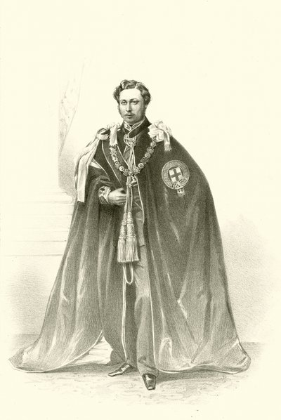 SAR Albert Edward Prince de Galles (chromolitho) - Robert (after) Dudley