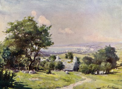 Vue lointaine de la baie de Carnarvon - Robert (after) Fowler