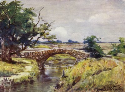 Vieux pont romain, près de Swansea - Robert (after) Fowler