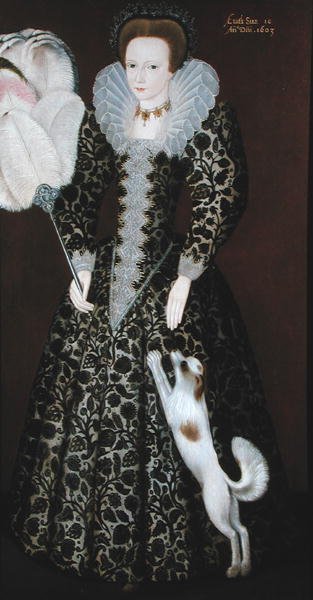 Une jeune dame - Robert (circle of) Peake