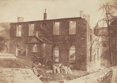 Chapelle de Lady Glenorchy en cours de démolition, sur le site de la gare de Waverley, vers 1846 (photo). 1846 (photo) - Robert Adamson