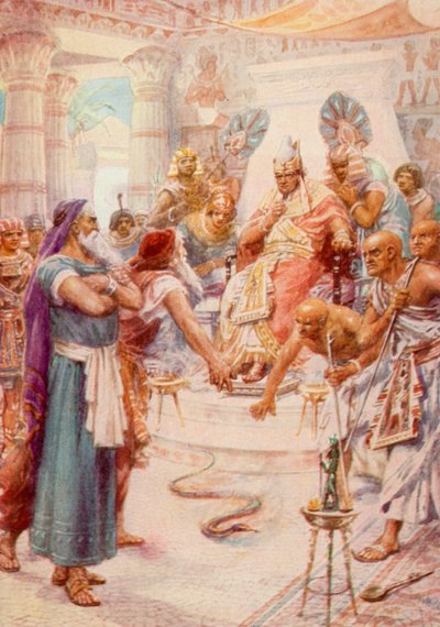 Moïse et Aaron devant Pharaon - Robert Ambrose Dudley