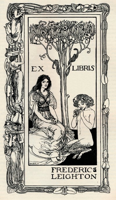 Ex-libris, 1894 - Robert Anning Bell