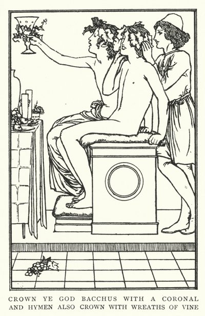 Couronnez le dieu Bacchus d