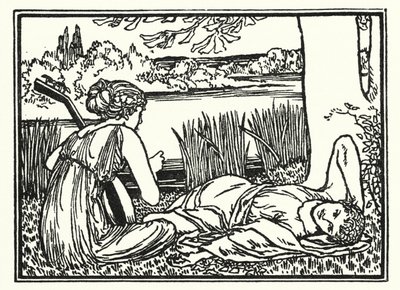 Illustration pour les Poèmes de John Keats : Endymion - Robert Anning Bell