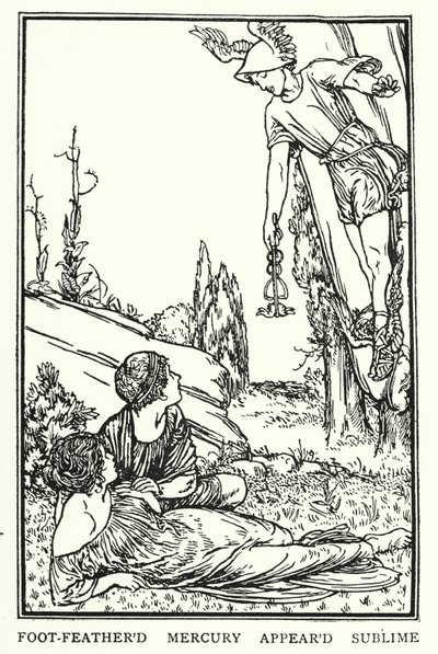Illustration pour Poèmes de John Keats : Endymion - Robert Anning Bell