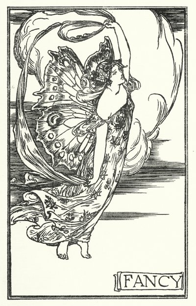 Illustration pour les Poèmes de John Keats : Fantaisie - Robert Anning Bell