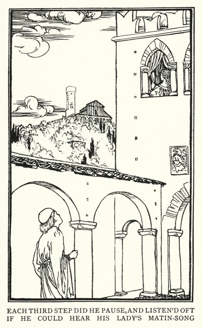 Illustration pour les Poèmes de John Keats : Isabelle ou le Pot de Basilic - Robert Anning Bell