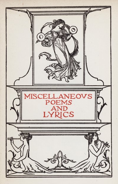 Illustration pour les poèmes de John Keats : Poèmes et paroles diverses - Robert Anning Bell