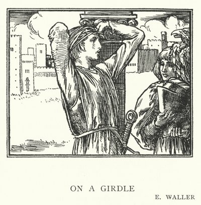 Sur une ceinture (lithographie) - Robert Anning Bell