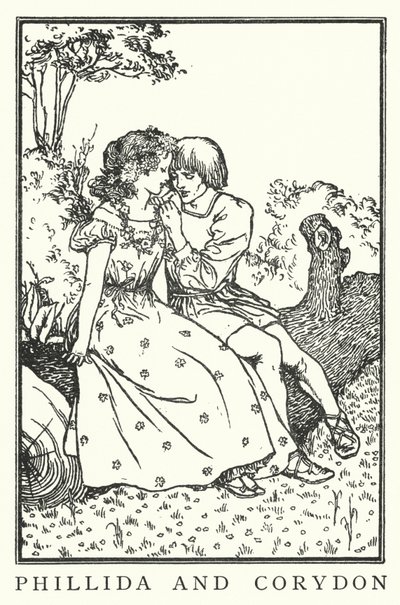 Phillida et Corydon - Robert Anning Bell