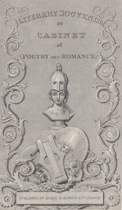 Carte de visite pour Literary Souvenir, 19e siècle - Robert Baker