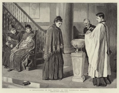 Un baptême dans la chapelle de l
