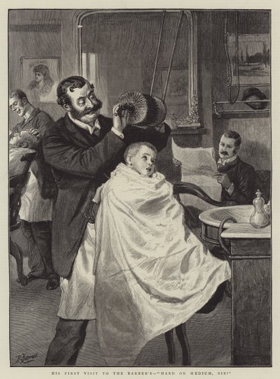 Sa Première Visite chez le Barbier, Dur ou Moyen, Monsieur - Robert Barnes