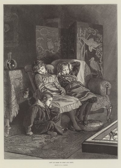 Laissé à la maison pour se morfondre et bouder - Robert Barnes