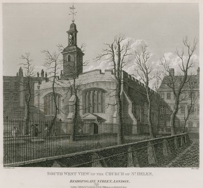 Église de Sainte-Hélène, Bishopsgate Street, Londres - Robert Blemell Schnebbelie