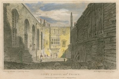 Chapelle et Palais de Savoy, Londres - Robert Blemell Schnebbelie