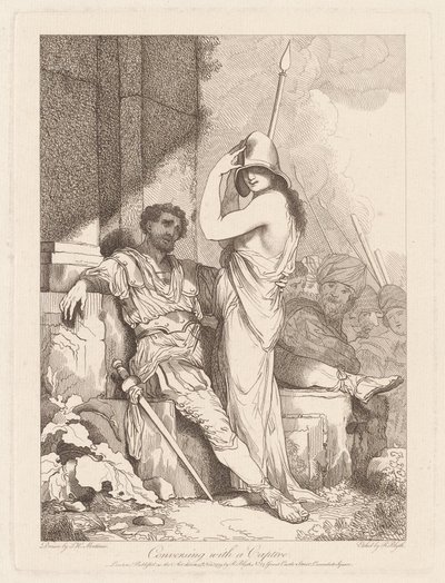 Conversation avec un Captif - Robert Blyth, after John Hamilton Mortimer