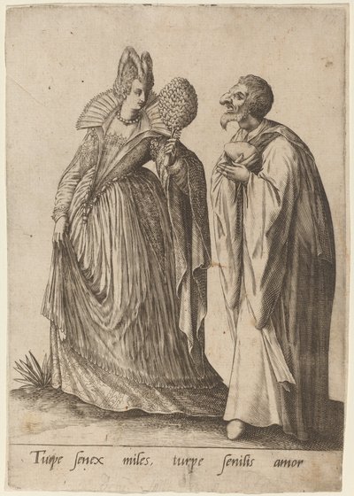 Turpe senex miles - Robert Boissard after Jean Jacques Boissard
