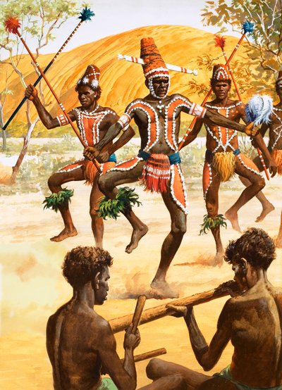 Aborigine dance - Robert Brook