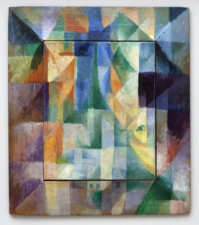 Fenêtres simultanées sur la ville. Partie 1, deuxième modèle, première réplique. Peinture de Robert Delaunay (1885-1941), huile sur toile - Robert Delaunay