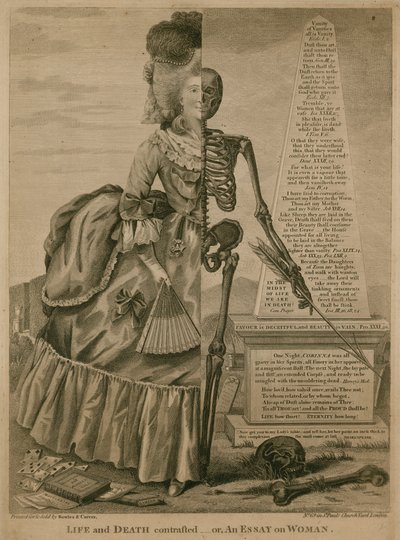 Vie et mort contrastées - ou Un essai sur la femme - Robert Dighton