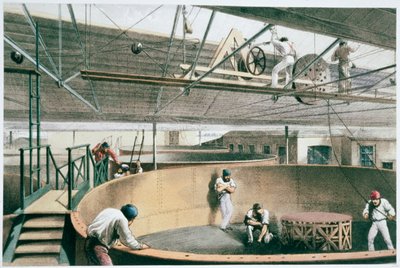 Fabrication du câble télégraphique transatlantique, vers 1865-1866 - Robert Dudley