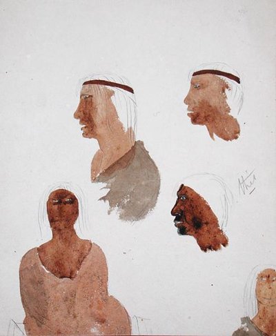 Types fuégiens, c.1832 - Robert Fitzroy
