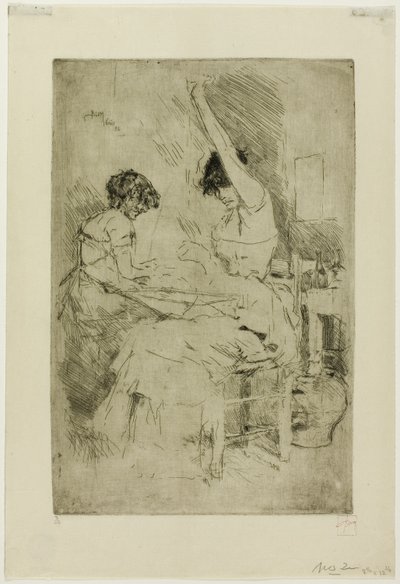 Enfileurs de perles, Venise - Robert Frederick Blum