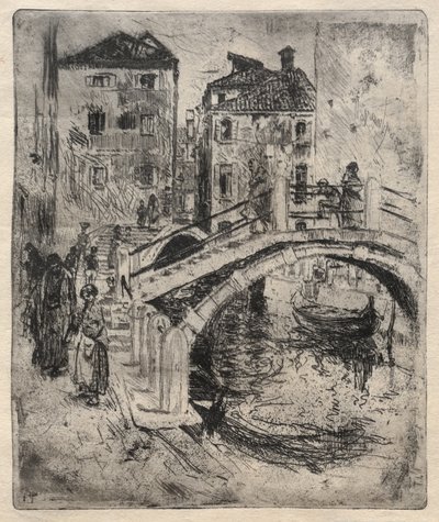 Canal et ponts vénitiens - Robert Frederick Blum