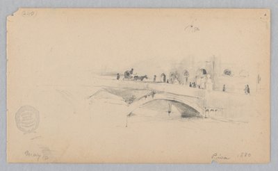 Vue de Pise, Italie - Robert Frederick Blum