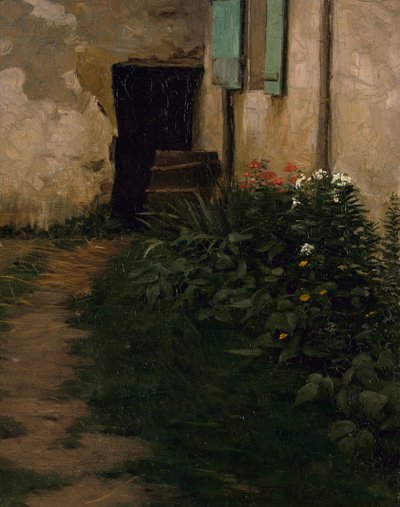 Un chemin de jardin - Robert Henry Logan