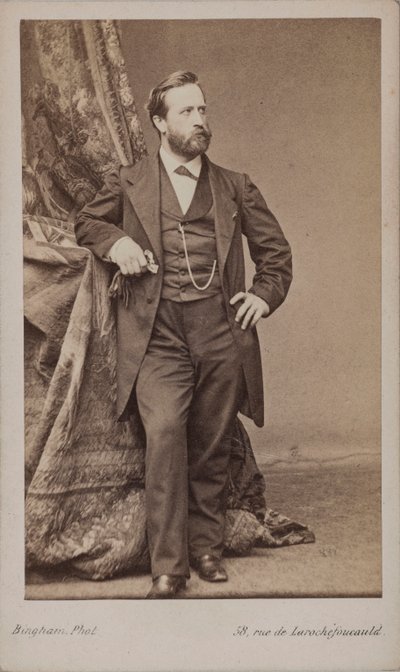 Portrait du peintre Ludwig Knaus - Robert Jefferson Bingham