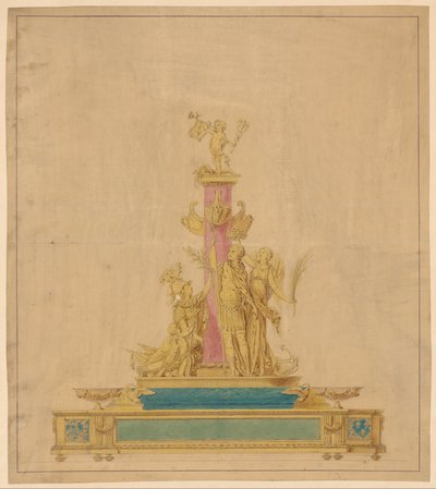 Dessin pour un encrier - Robert Joseph Auguste