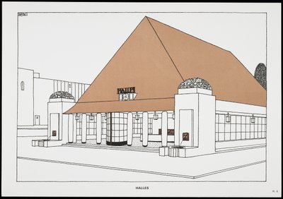 Halles, de Une Cité Moderne, Dessins de Rob Mallet-Stevens Architecte, 1987 (publié) - Robert Mallet Stevens