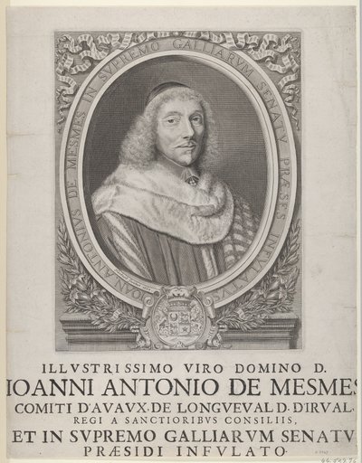 Jean-Antoine de Mesmes, 1658 - Robert Nanteuil
