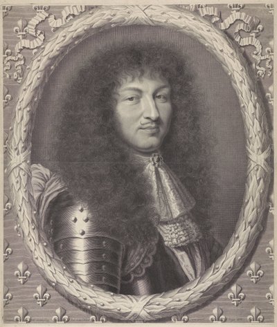 Portrait de Louis XIV, roi de France - Robert Nanteuil